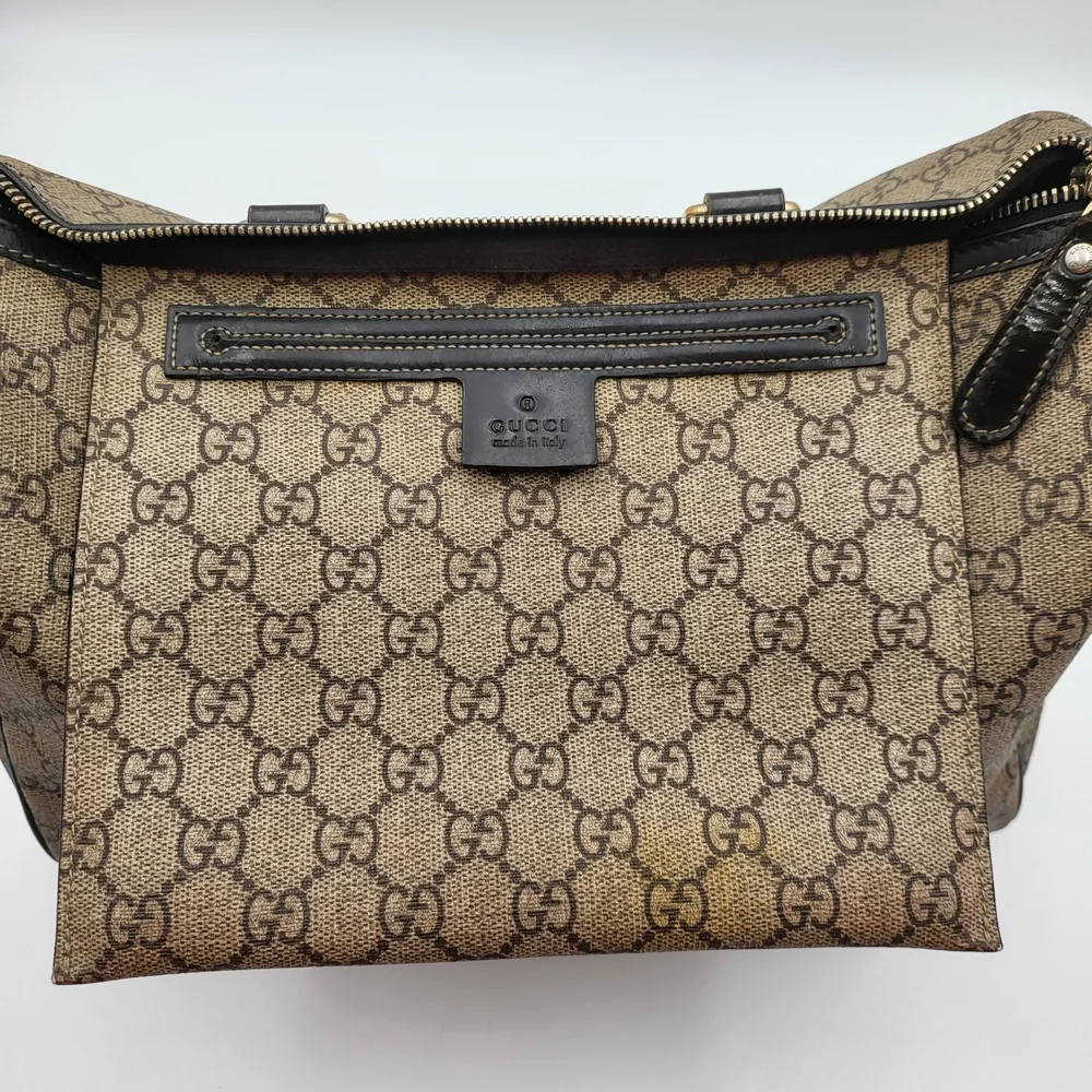 Gucci Coated Canvas Boston 30 Tattoo Rose Heart Bag Limited Edition..Authentic.. - Picture 8 of 15